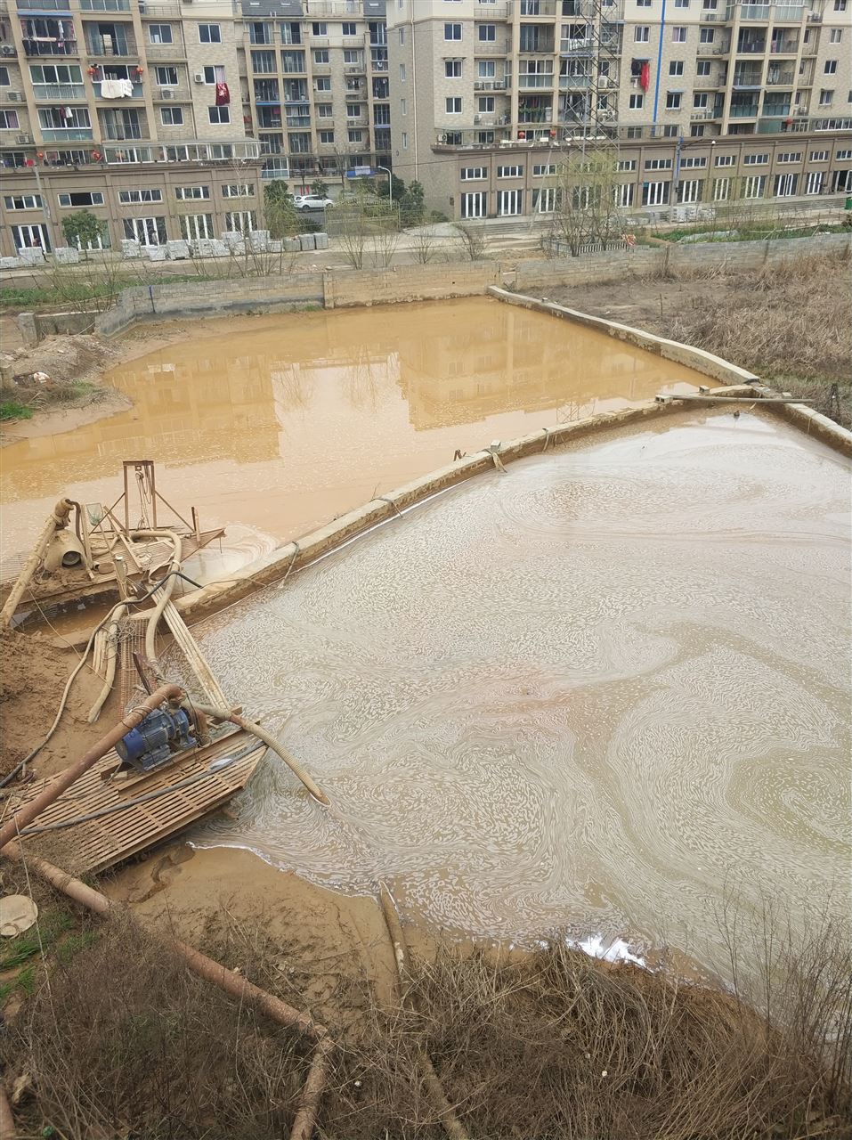 金沙沉淀池淤泥清理-厂区废水池淤泥清淤