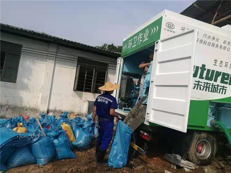 金沙工业污泥压干处理